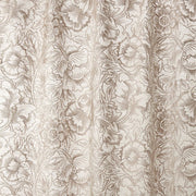 Morris and Co Tyg Pure Poppy Embroidery Pebble