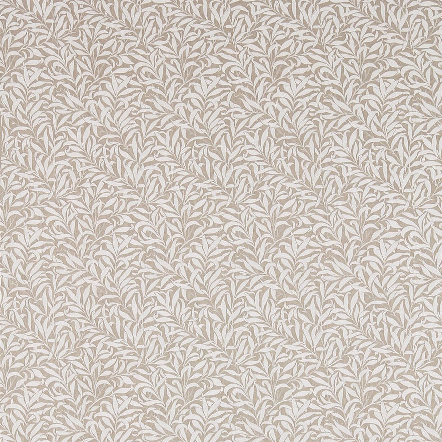 Morris and Co Tyg Pure Willow Bough Embroidery Flax