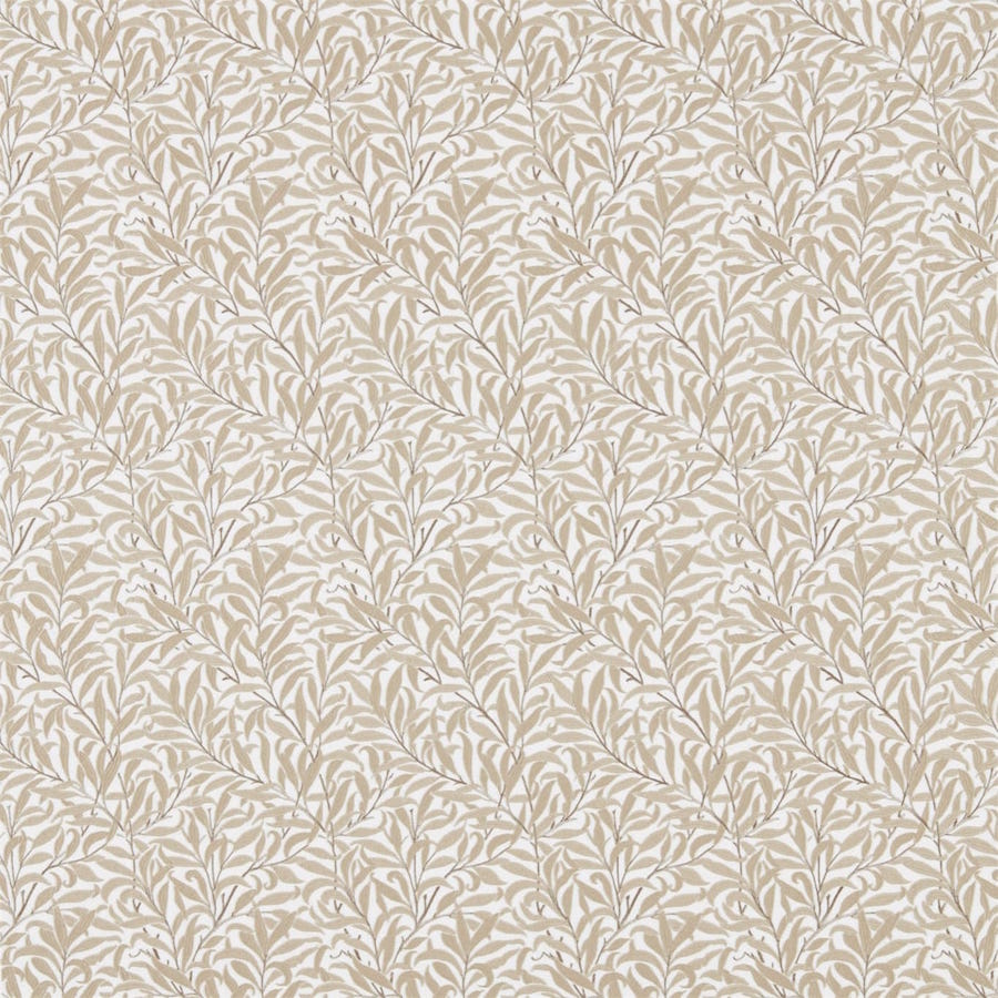 Morris and Co Tyg Pure Willow Bough Embroidery Wheat