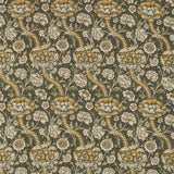 Morris and Co Tyg Wandle Charcoal Mustard