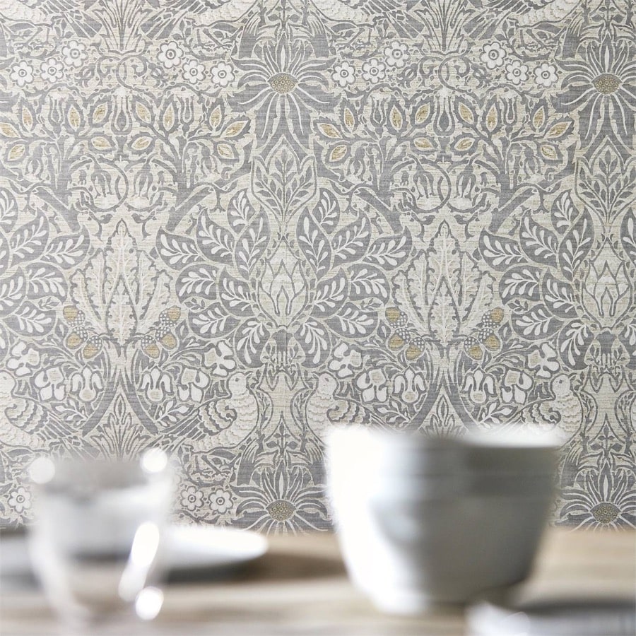 Morris and Co Tapet Pure Dove & Rose White Clover
