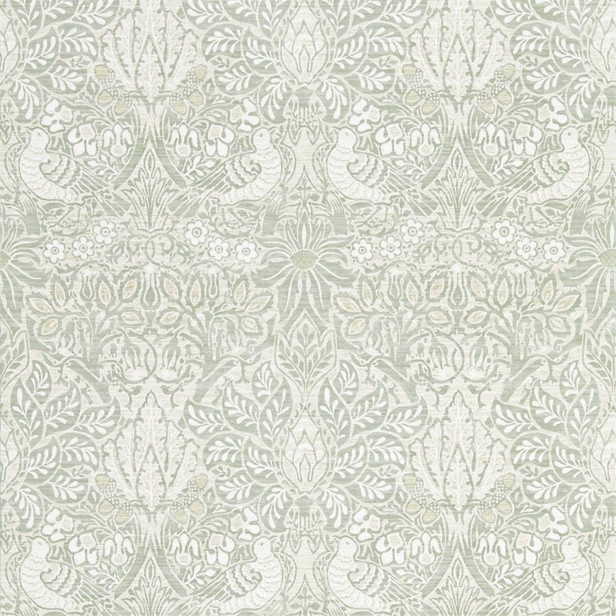 Morris and Co Tapet Pure Dove & Rose Grey Blue