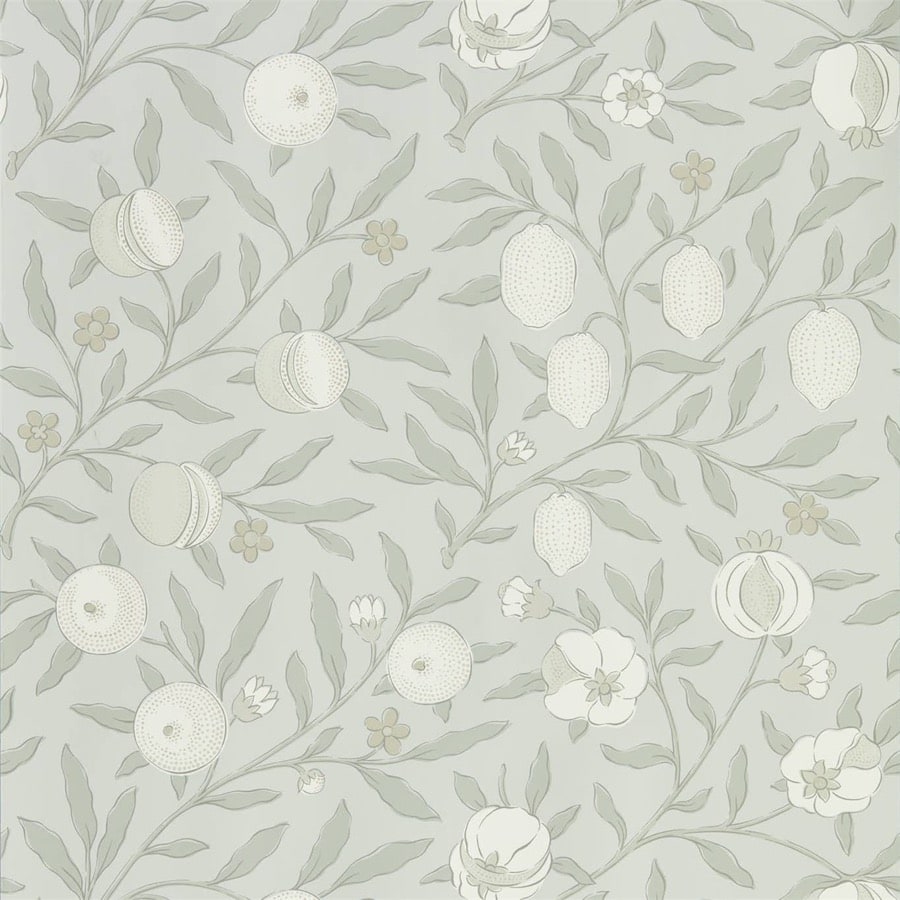 Morris and Co Tapet Pure Fruit Grey Blue