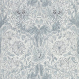 Morris and Co Tapet Pure Honeysuckle & Tulip Cloud Grey