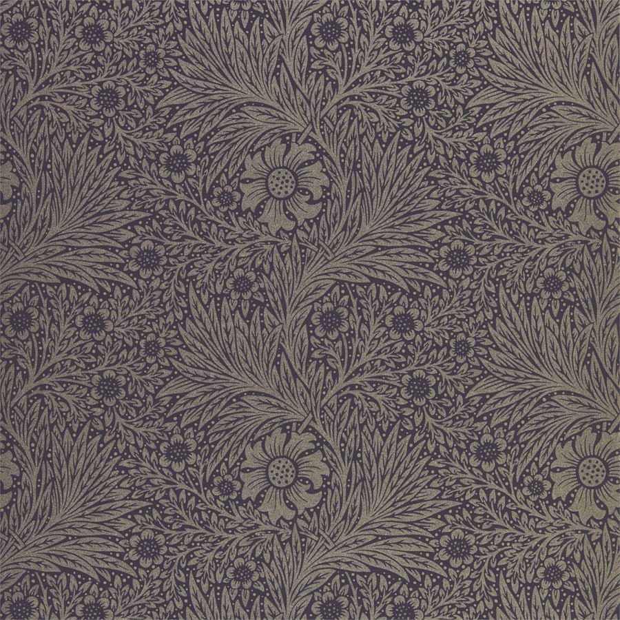 Morris and Co Tapet Pure Marigold Black Ink