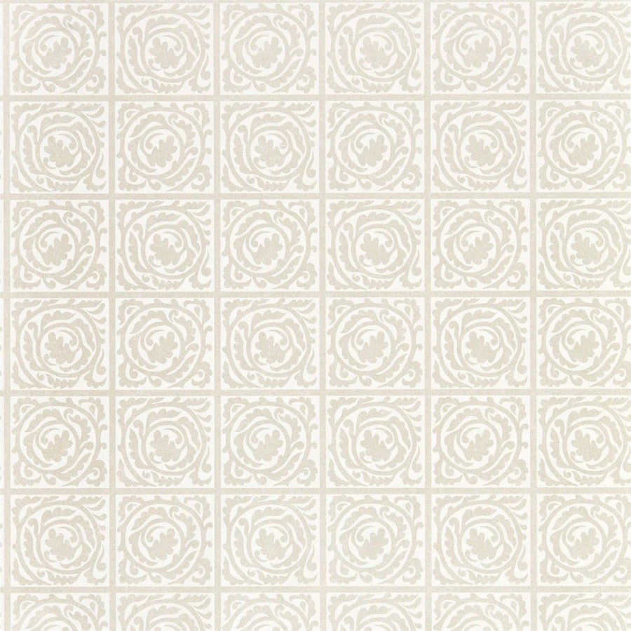 Morris and Co Tapet Pure Scroll White Clover