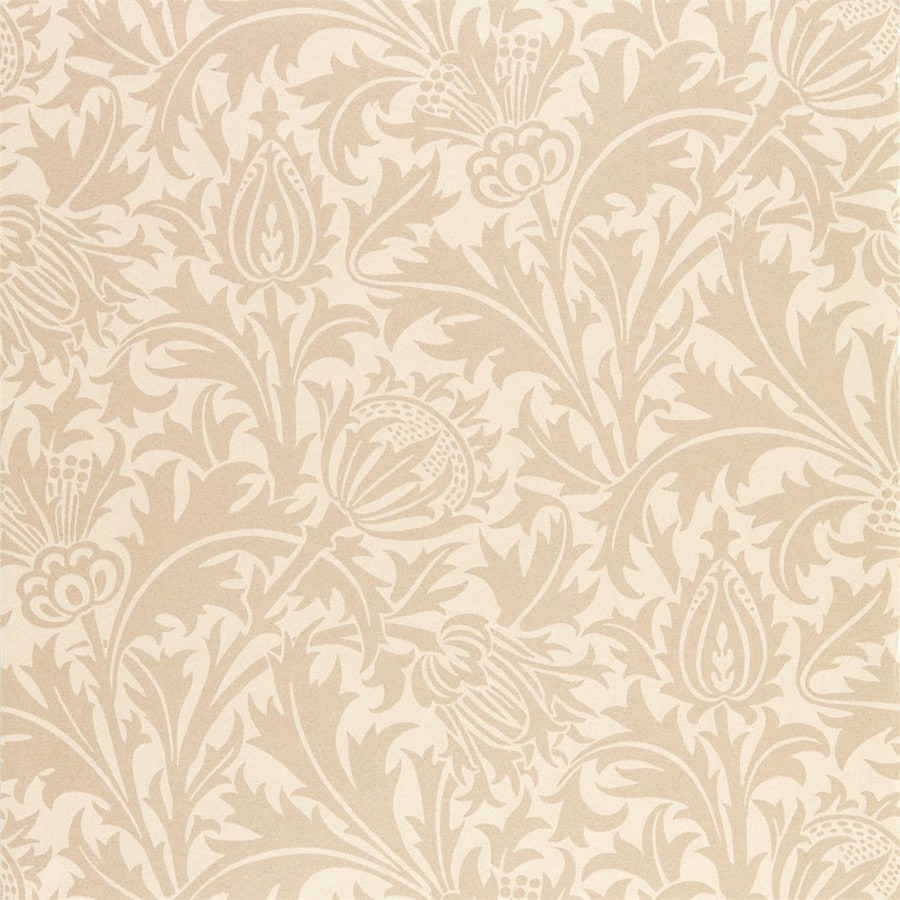 Morris and Co Tapet Pure Thistle Linen