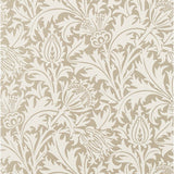 Morris and Co Tapet Pure Thistle (Beaded) Gilver