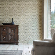 Morris and Co Tapet Pure Trellis Lightish Grey