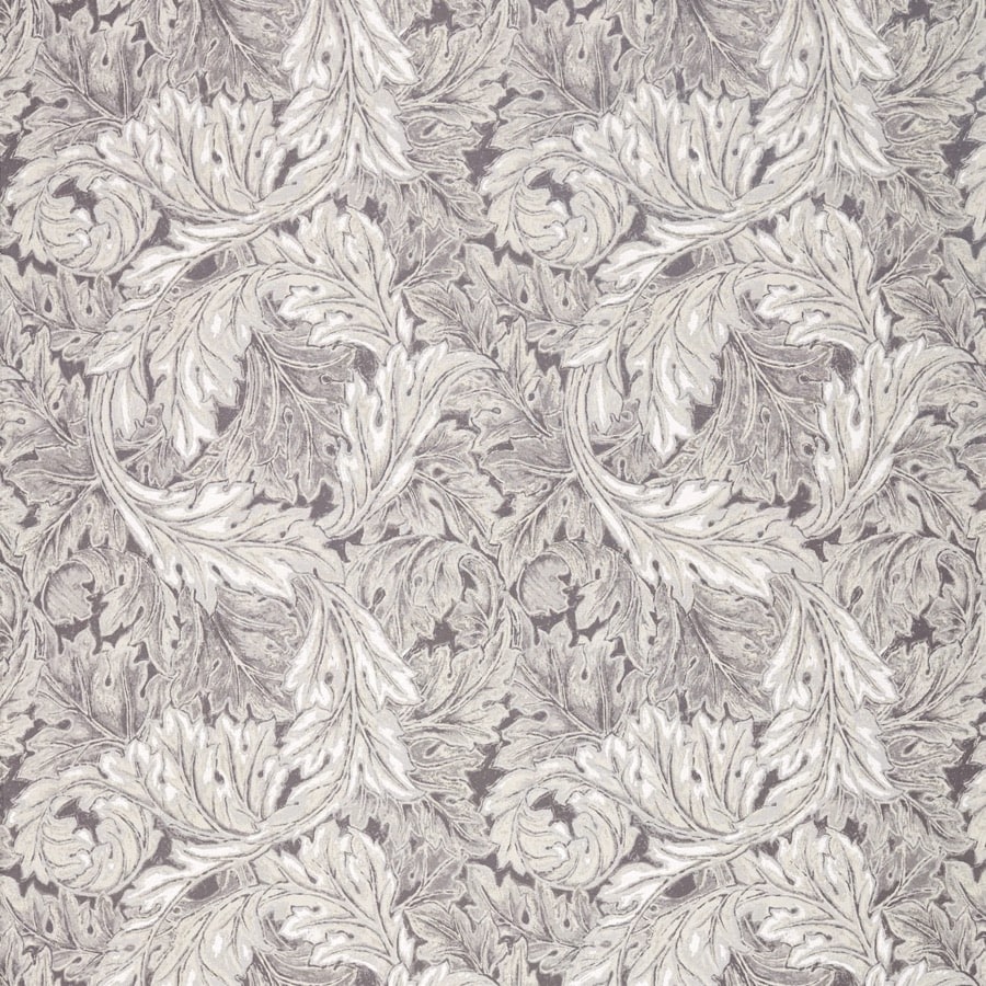 Morris and Co Tyg Pure Acanthus Weave Inky Grey