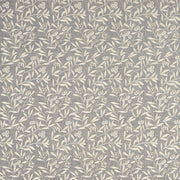 Morris and Co Tyg Pure Arbutus Embroidery Inky Grey