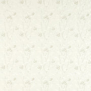 Morris and Co Tyg Pure Arbutus Embroidery White Clover