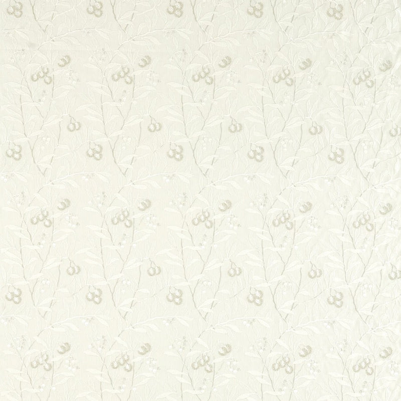 Pure Arbutus Embroidery Tyg — Morris & Co