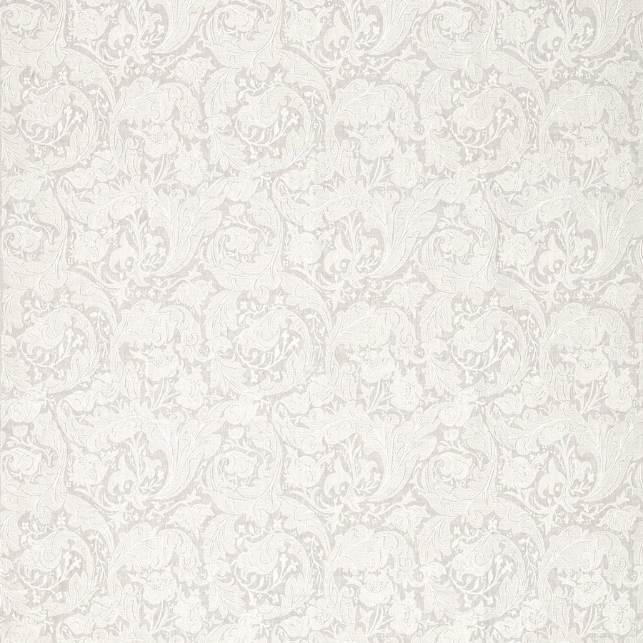 Morris and Co Tyg Pure Bachelors Button Embroidery Pebble