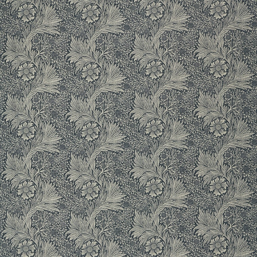 Morris and Co Tyg Pure Marigold Print Black Ink