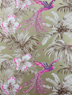 Osborne and Little Tapet Birds Of Paradise Fuchsia