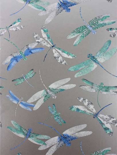 Osborne and Little Tapet Dragonfly Dance Persian Blue