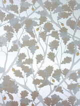 Osborne and Little Tapet Feuille De Chene Ivory Silver