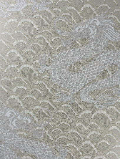 Osborne and Little Tapet Celestial Dragon Metallic Gold