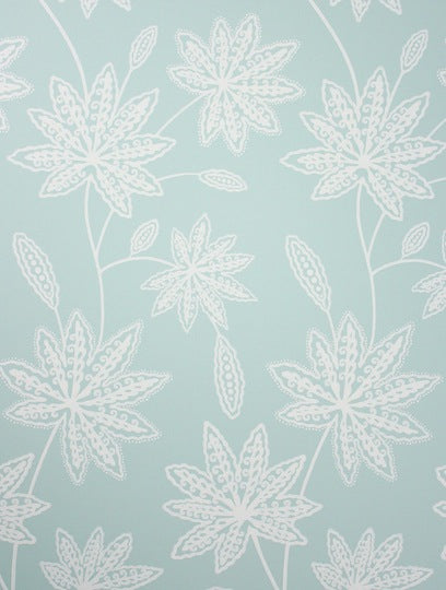 Osborne and Little Tapet Chenar Aqua Ivory