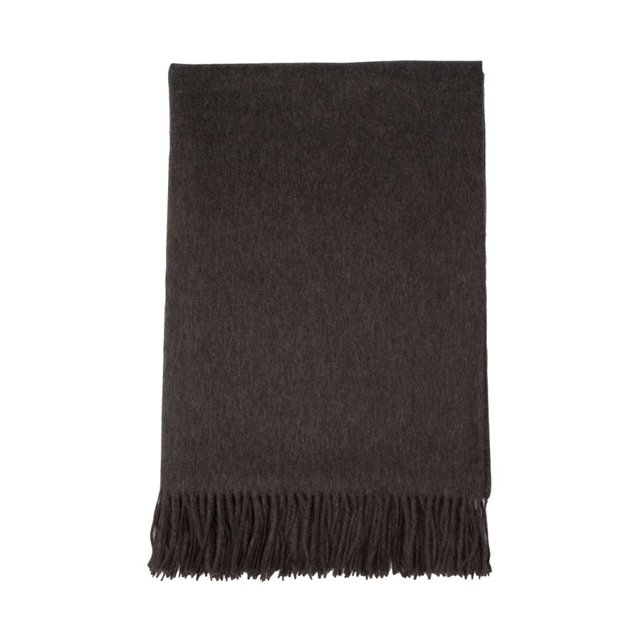 Johnstons Of Elgin Pläd Plain Cashmere Charcoal