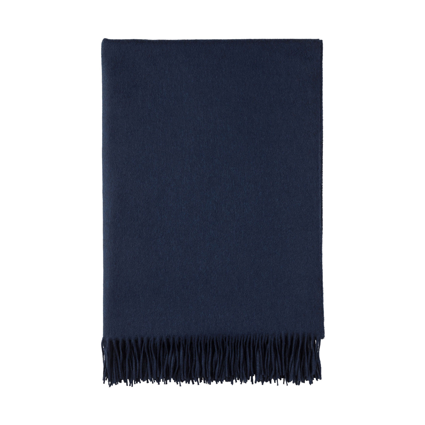 Johnstons Of Elgin Pläd Plain Cashmere Cobalt
