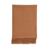 Johnstons Of Elgin Pläd Plain Cashmere Dark Camel