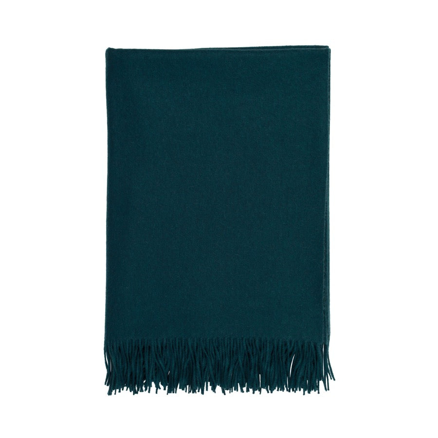 Johnstons Of Elgin Pläd Plain Cashmere Hunter Green