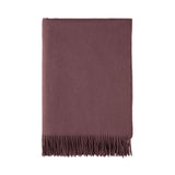 Johnstons Of Elgin Pläd Plain Cashmere Mulberry