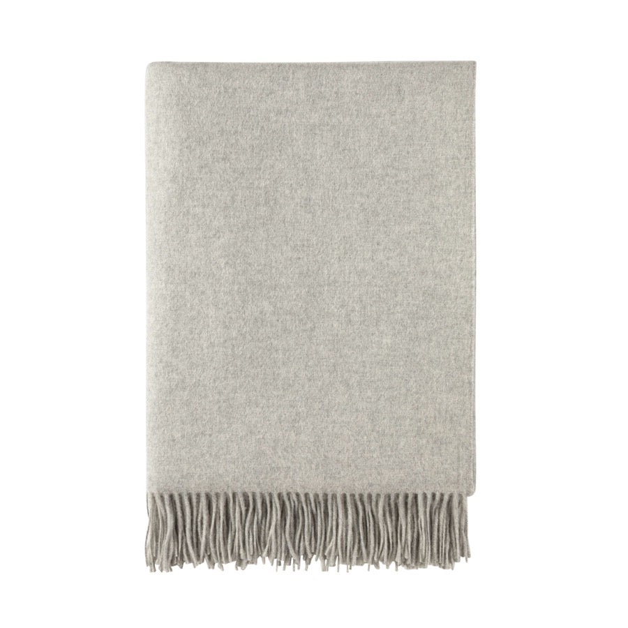 Johnstons Of Elgin Pläd Plain Cashmere Silver