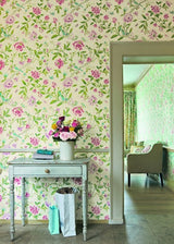 Sanderson Tapet Porcelain Garden Rose/Linden