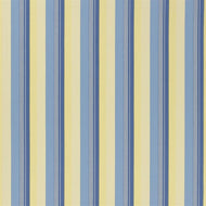 Ralph Lauren Home Tyg Greenport Stripe Blue Cream