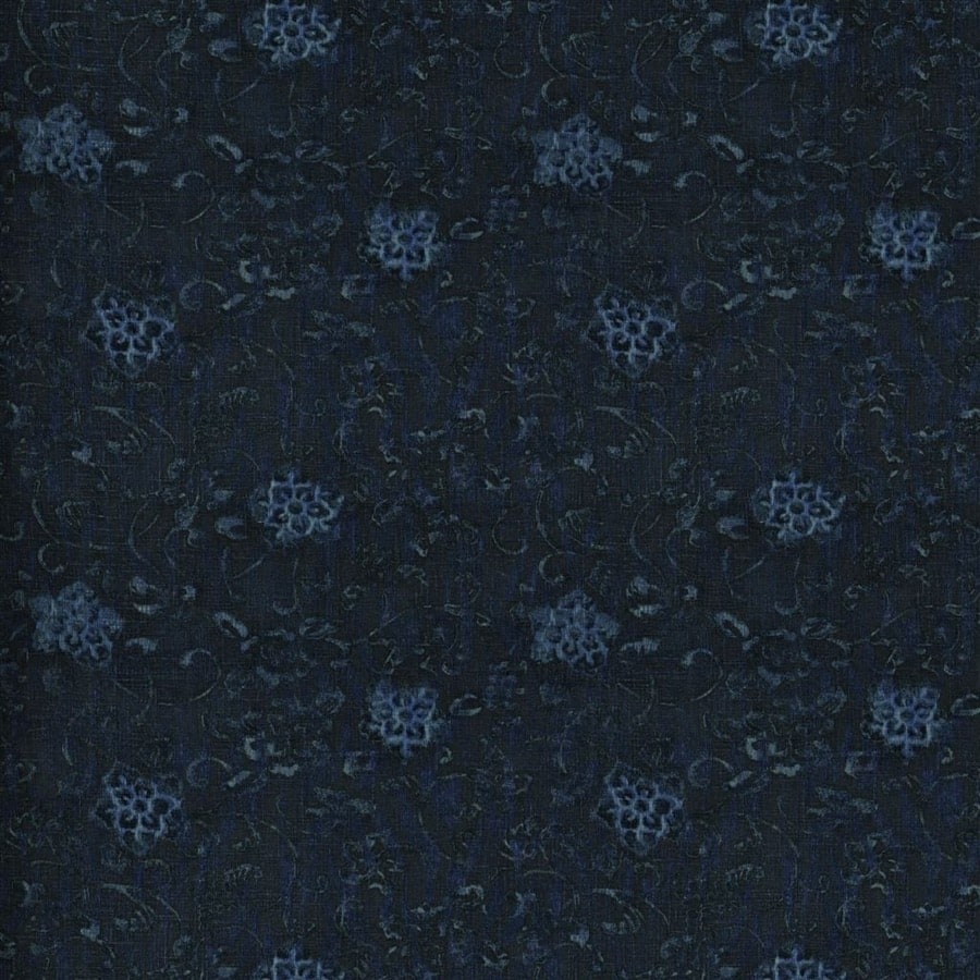 Ralph Lauren Home Tyg Kotori Floral Overdyed Indigo