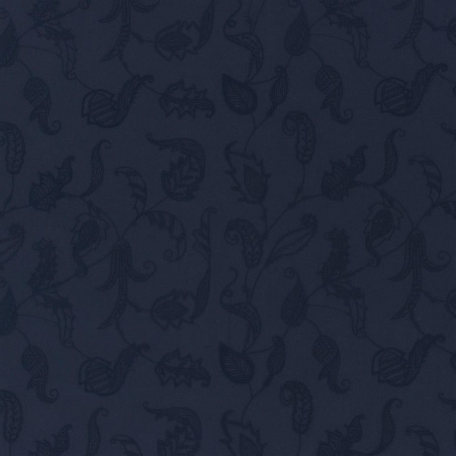 Ladda upp bild till gallerivisning, Ralph Lauren Home Tyg Opal Coast Embroidery Navy
