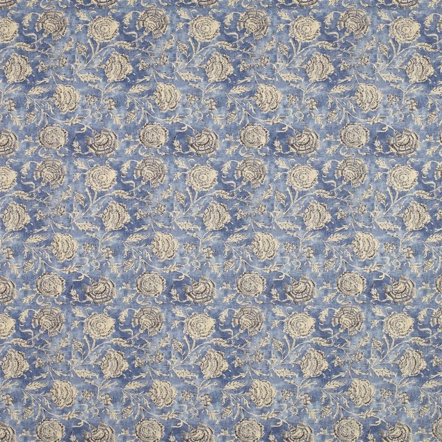 Ladda upp bild till gallerivisning, Ralph Lauren Home Tyg Shell Beach Batik Denim
