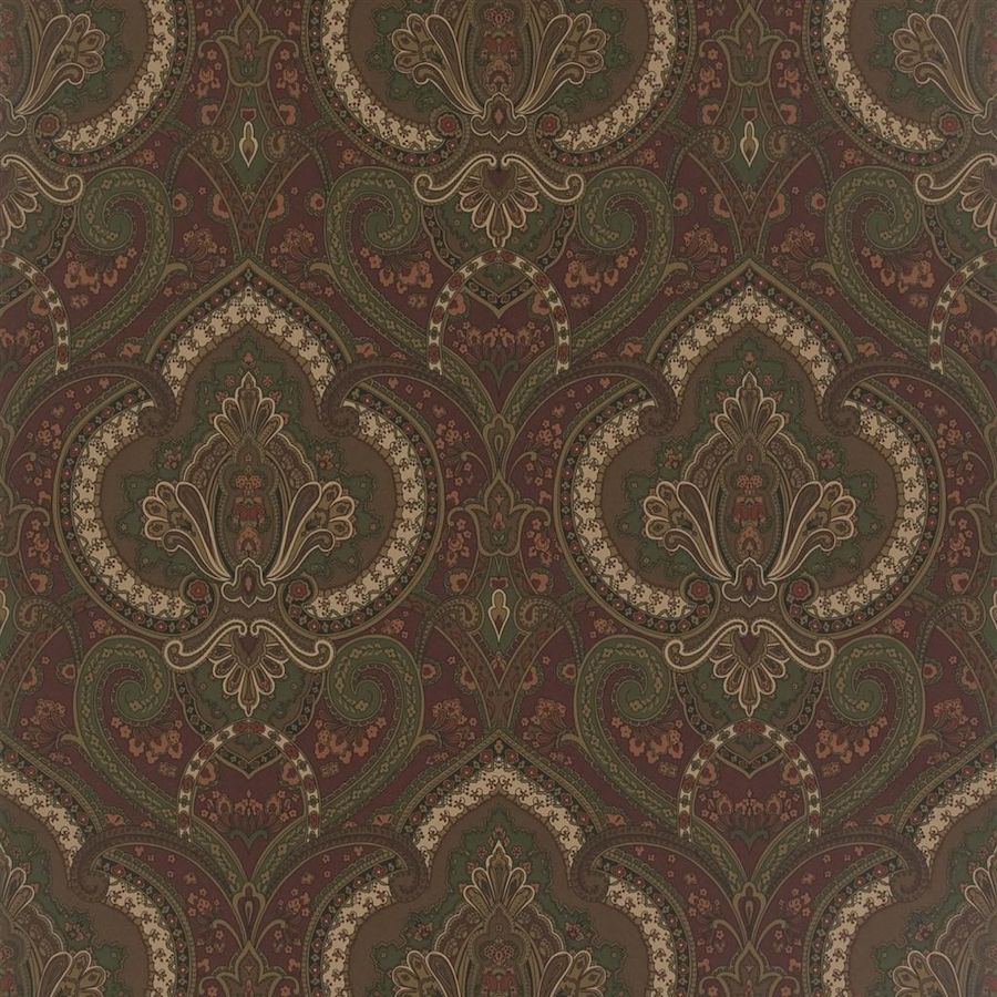 Ralph Lauren Home Tapet Castlehead Paisley Chestnut