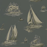 Ralph Lauren Home Tapet Down Easter Boats Fog