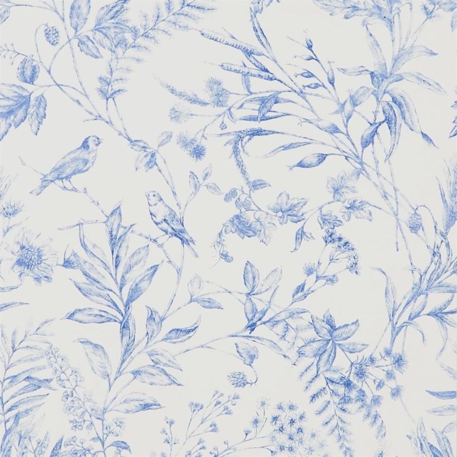 Ralph Lauren Home Tapet Fern Toile Bluebell