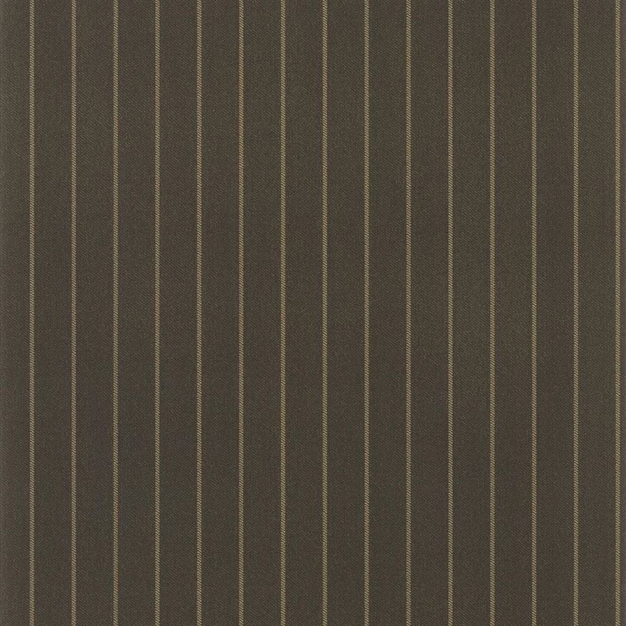 Lataa kuva Galleria-katseluun, Ralph Lauren Home Tapet Langford Chalk Stripe Chocolate
