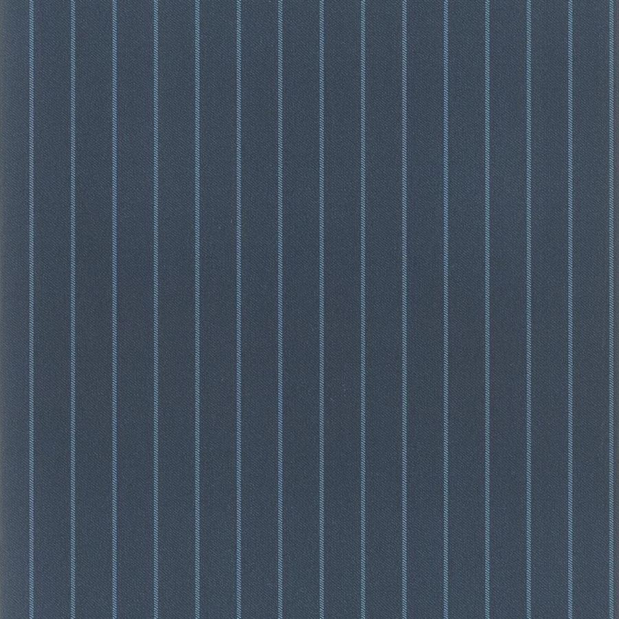 Lataa kuva Galleria-katseluun, Ralph Lauren Home Tapet Langford Chalk Stripe Indigo
