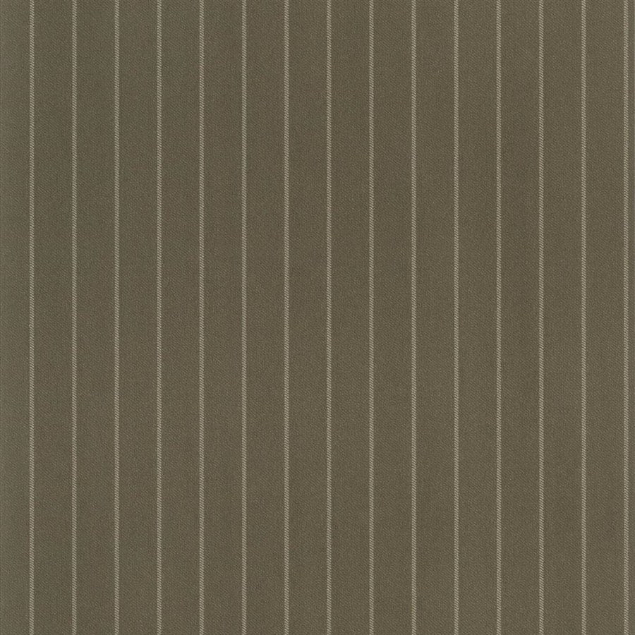 Lataa kuva Galleria-katseluun, Ralph Lauren Home Tapet Langford Chalk Stripe Khaki
