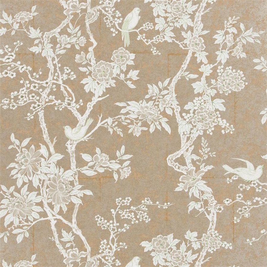 Ralph Lauren Home Tapet Marlowe Floral Sterling