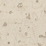 Ralph Lauren Home Tapet Searsport Map Bone