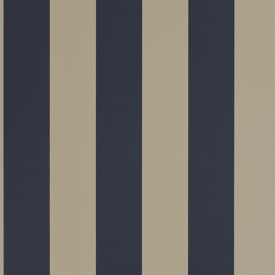 Ralph Lauren Home Tapet Spalding Stripe Navy Sand
