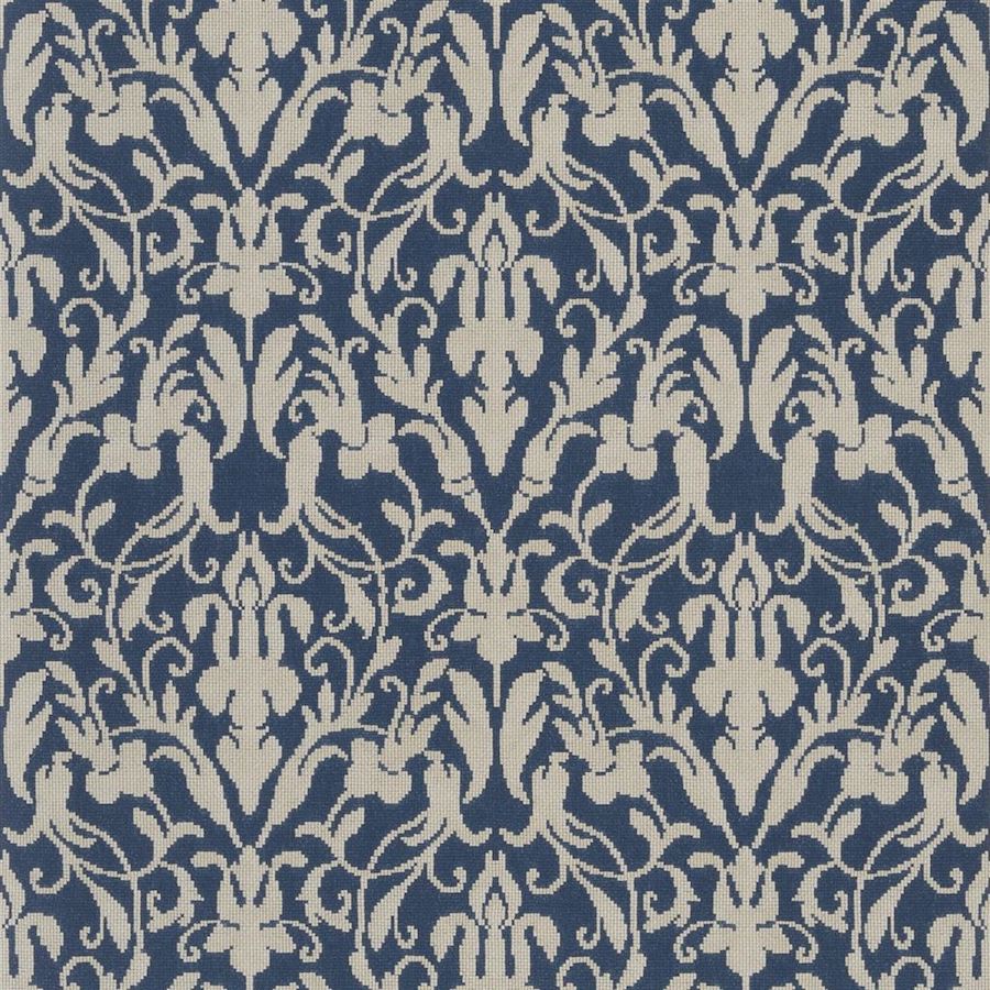Ralph Lauren Home Tapet Speakeasy Damask Indigo
