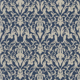 Ralph Lauren Home Tapet Speakeasy Damask Indigo
