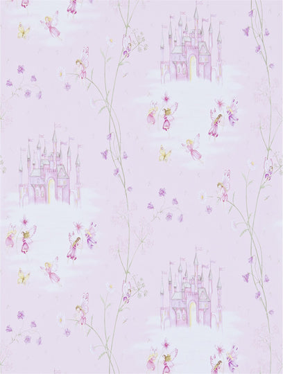 Sanderson Tapet Fairy Castle Pink