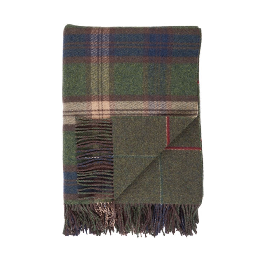 Johnstons Of Elgin Pläd Scottish Heritage Double Face Forth
