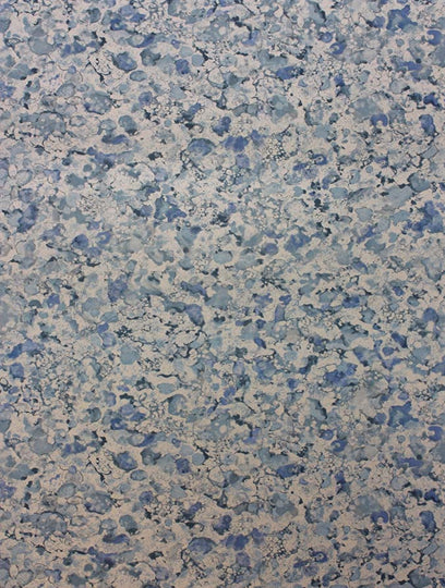 Osborne and Little Tapet Ebru Denim Metallic Silver