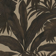 Versace Home Tapet Giungla Leaves Black Silver